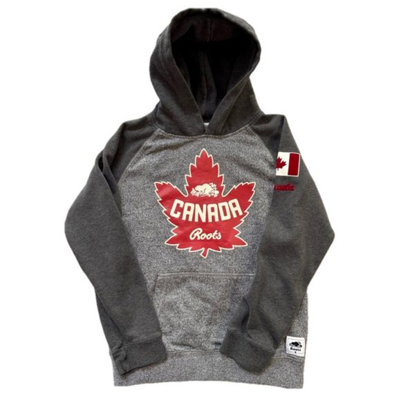 Roots Other - Roots Kids Canada Sweats Hoodie Hooded Kanga Pocket Sweatshirt Youth 13/14